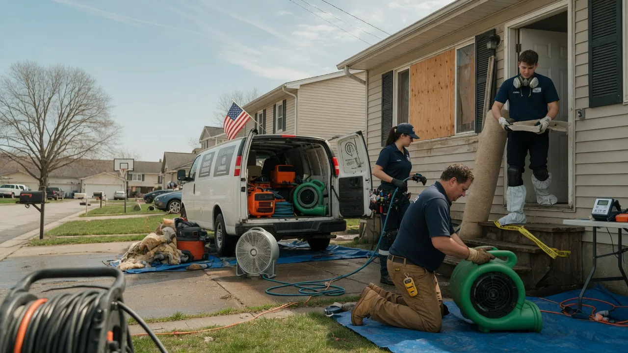 Water Damage Restoration in Mulberry, KS near me
